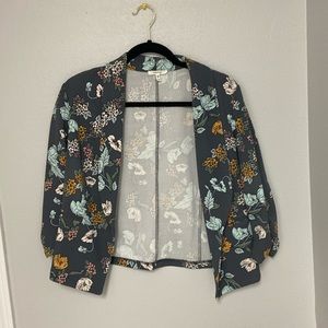 Floral blazer